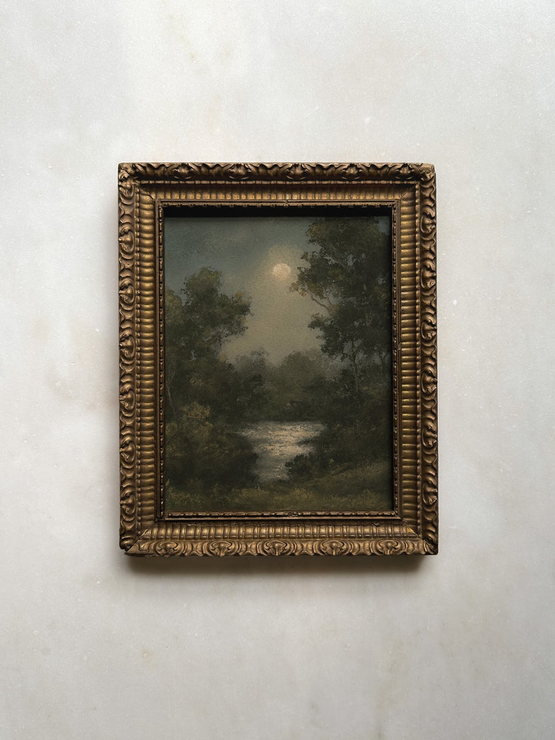 Pearl Moon-Framed Fine Art Print 8x10”