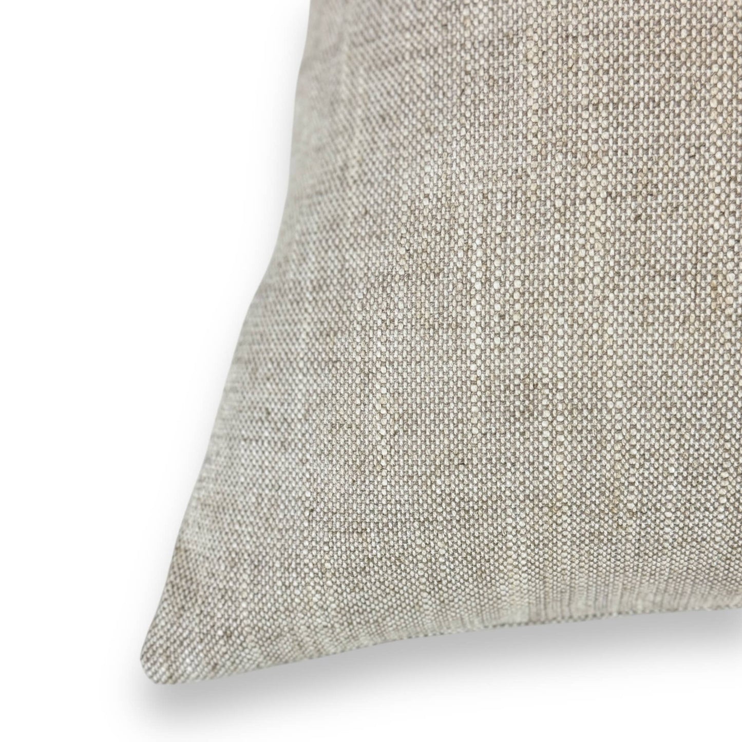 Lancaster | Natural oatmeal weave pillow cover- Multiple Sizes