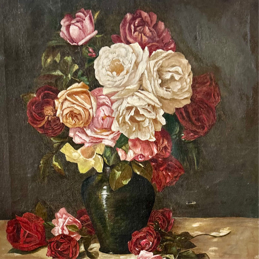 Bouquet de roses (1921) by R. Liechti