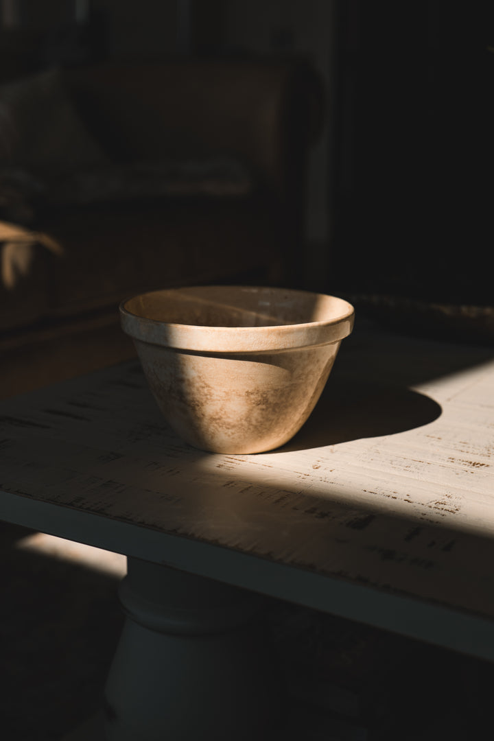 Antique Stoneware Mixing Bowl