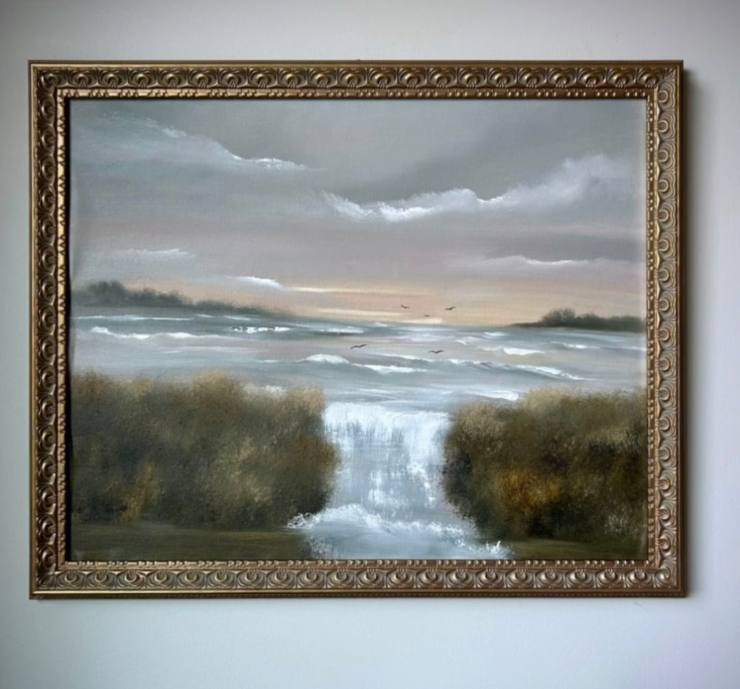 Après La chute (after the fall) original oil on canvas