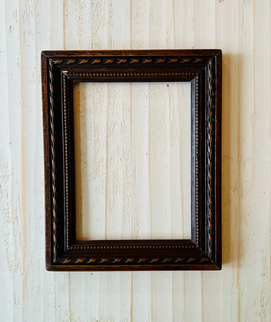 Antique hand carved frame