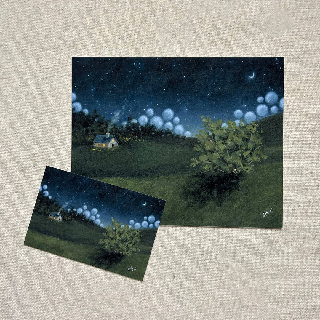 "Stories at Twilight" Fine Art Print (framed)