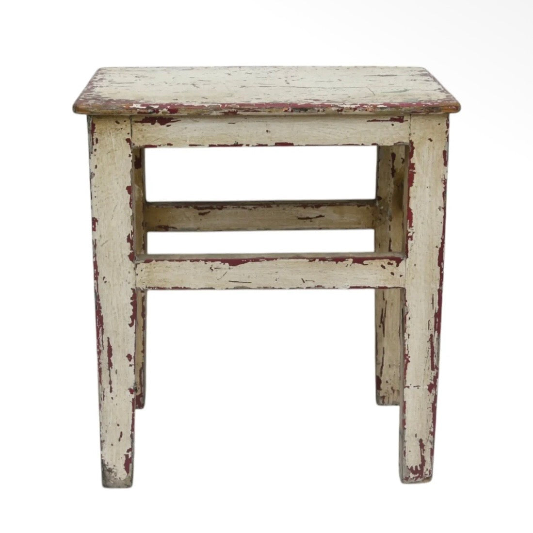 Reproduction Painted Wooden Stool