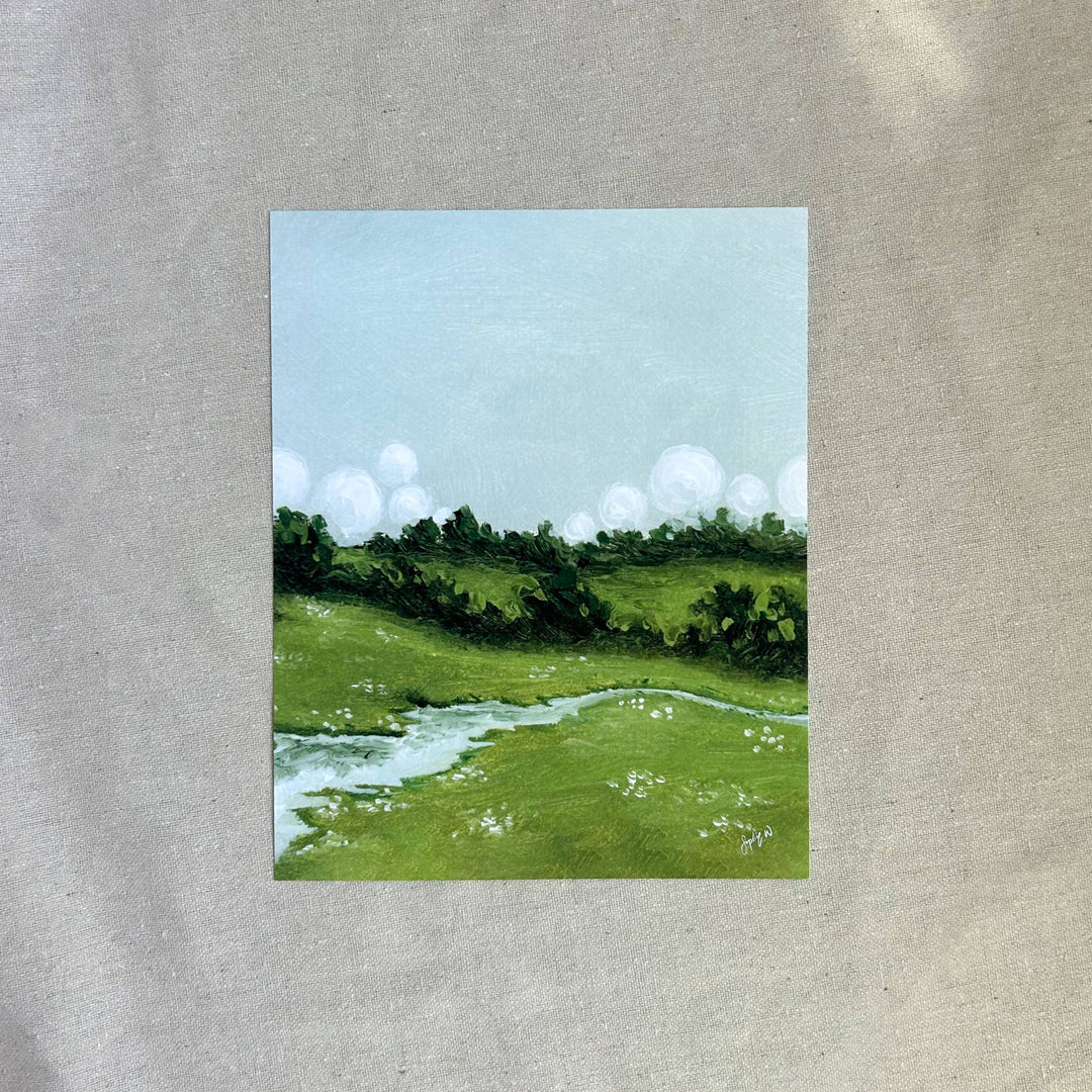 "Ebb and Bloom" Fine Art Print (framed)
