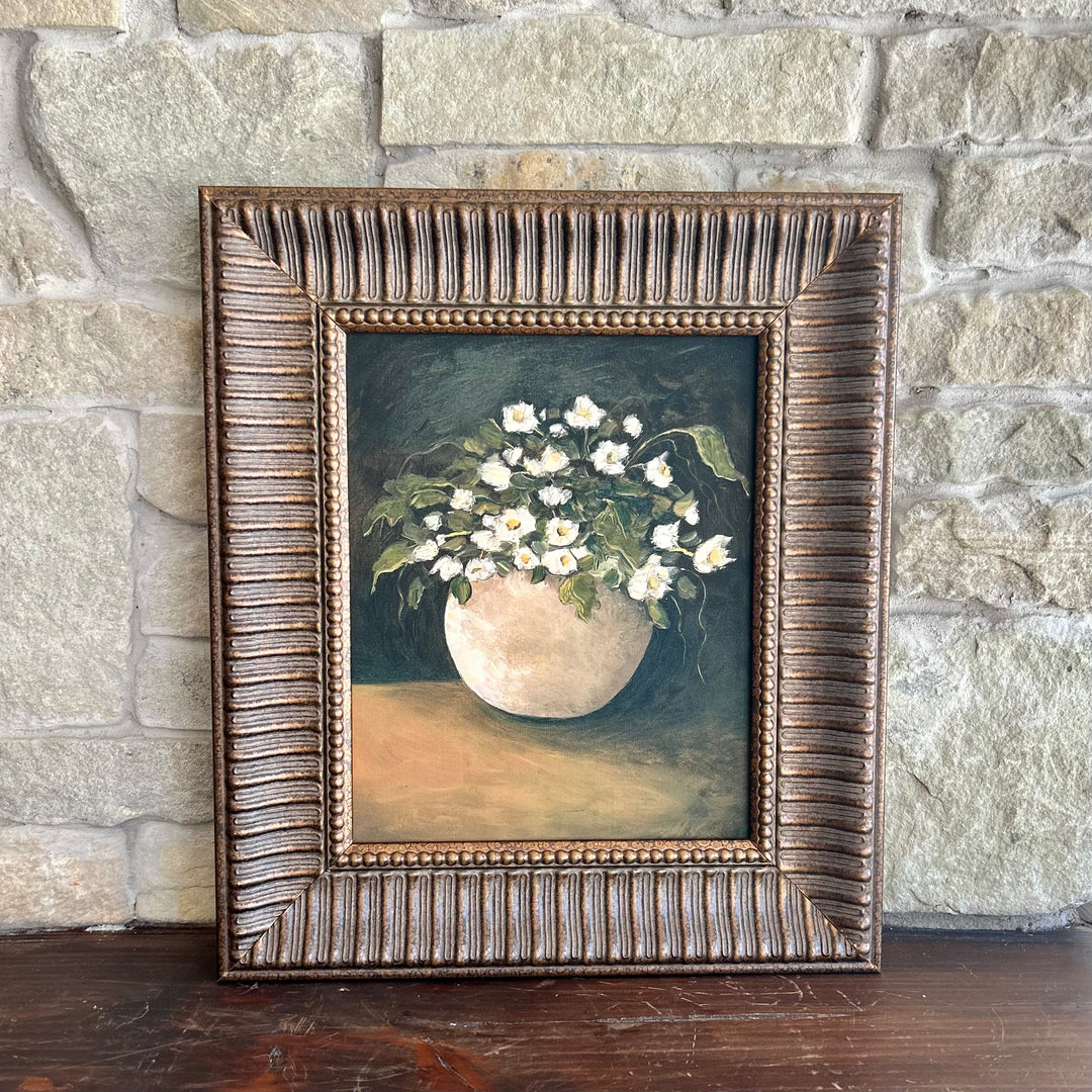 Floral still life (framed) 8x10”