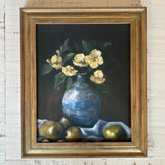 Petals & poetry (framed)