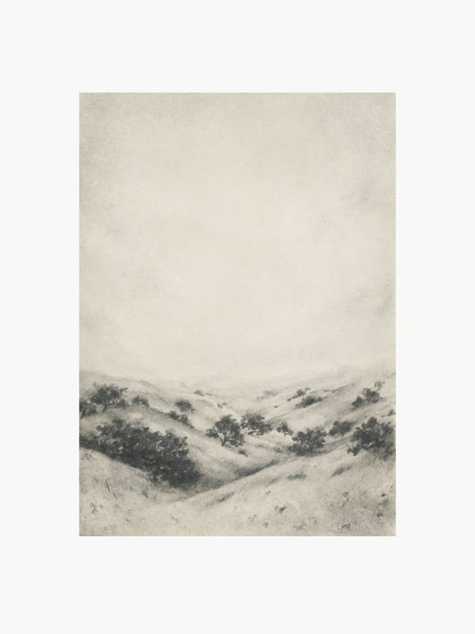 Valley of Gold No. 03-Framed Fine Art Print 5x7”
