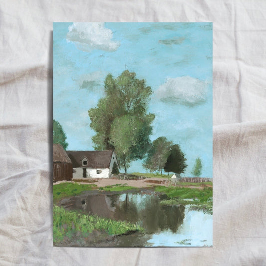 Landliche idylle (custom frame) 11x14”