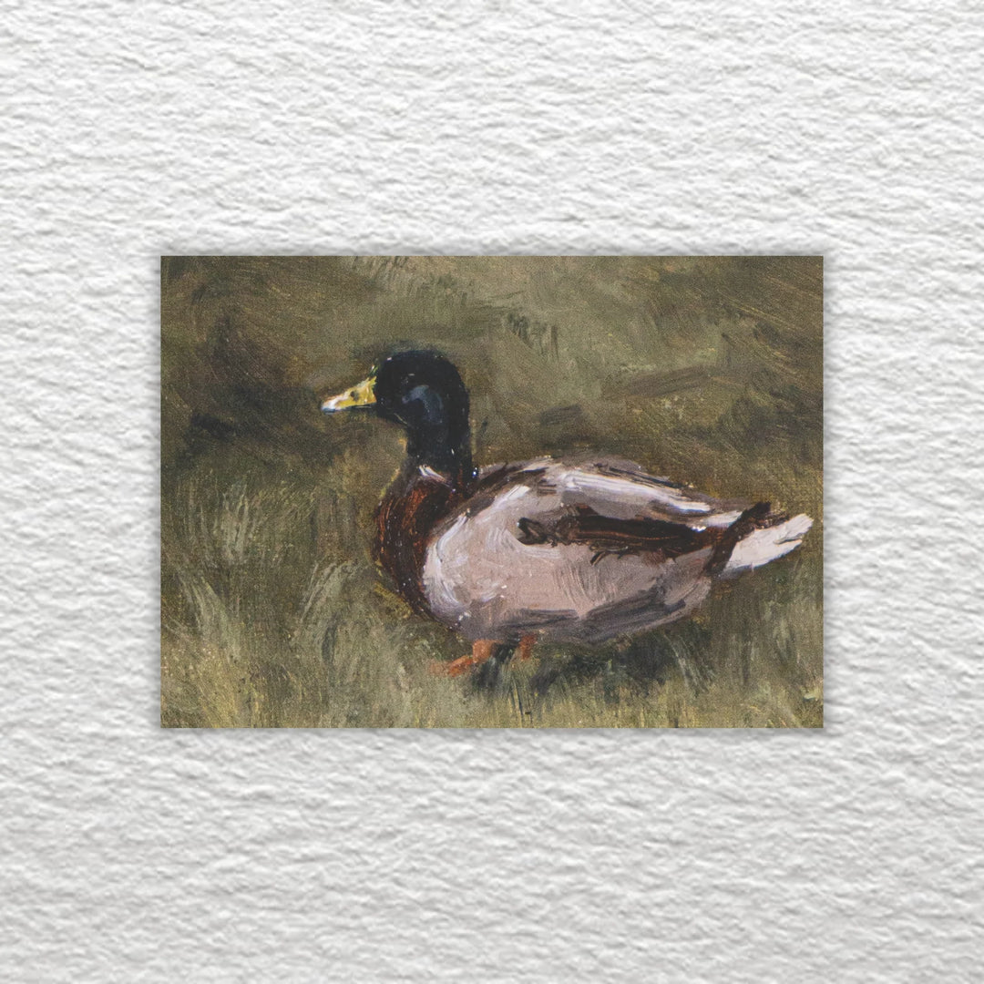 Pondside prince (framed) 4x6”