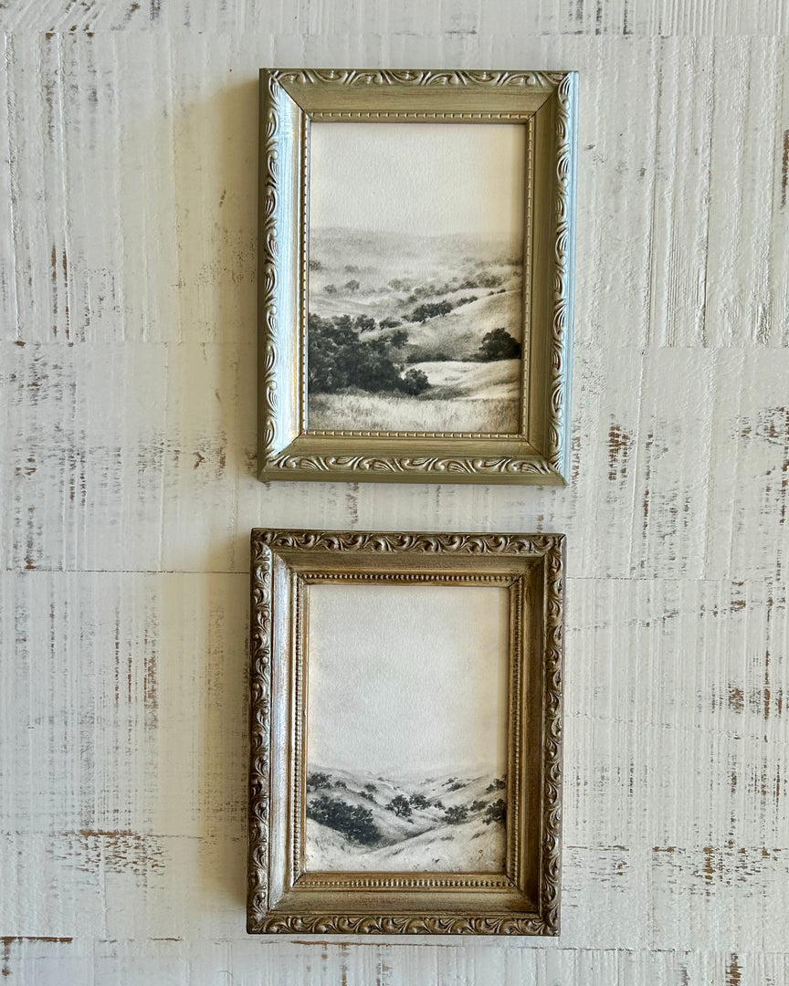 Rolling Hills-Framed Fine Art Print 5x7”