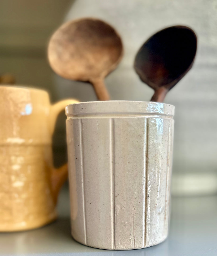 Vintage Stoneware Preserve Pot