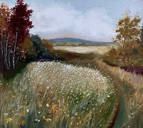 Autumn’s Way (framed) 8x10”