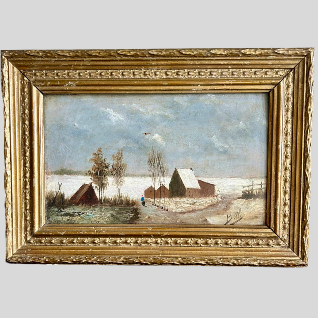 Oil on Board - L’Hiver
