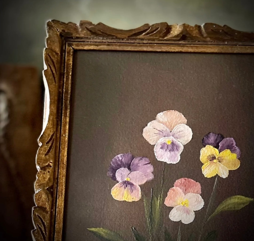 Original oil on canvas in Antique frame