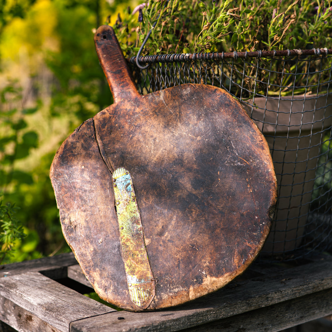 Antique French bread board (pain de campagne bread)