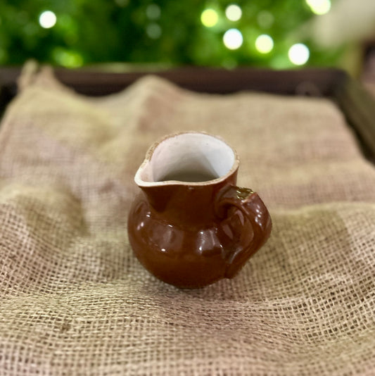 Petite Brown Glazed jug