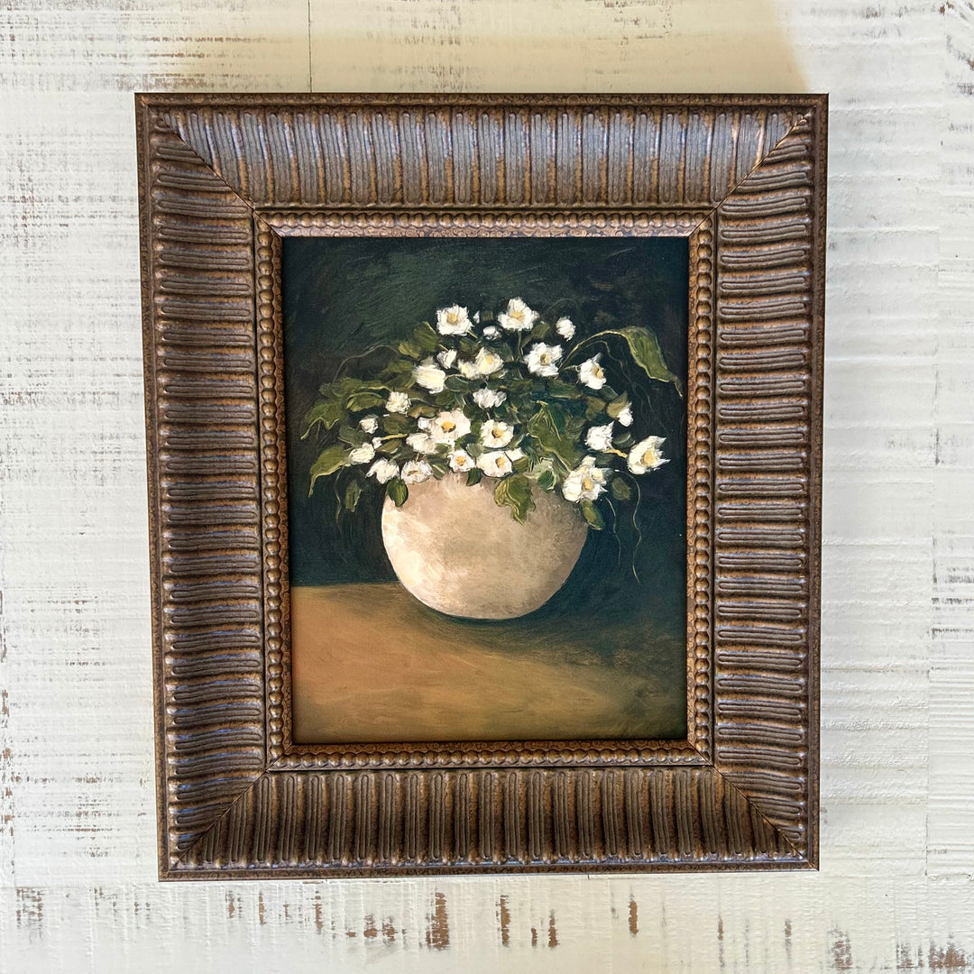 Floral still life (framed) 8x10”