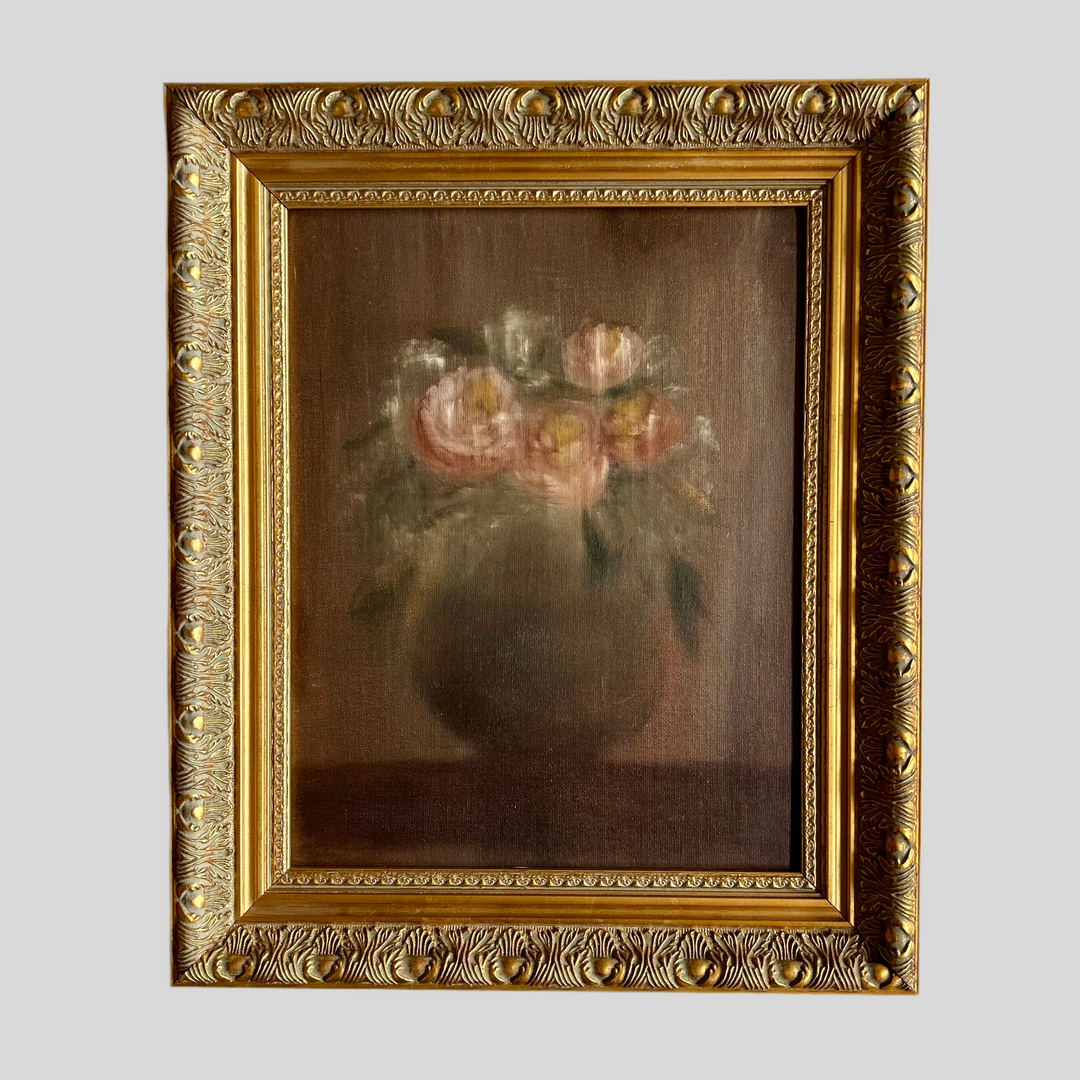 Blossoming roses-original oil on canvas