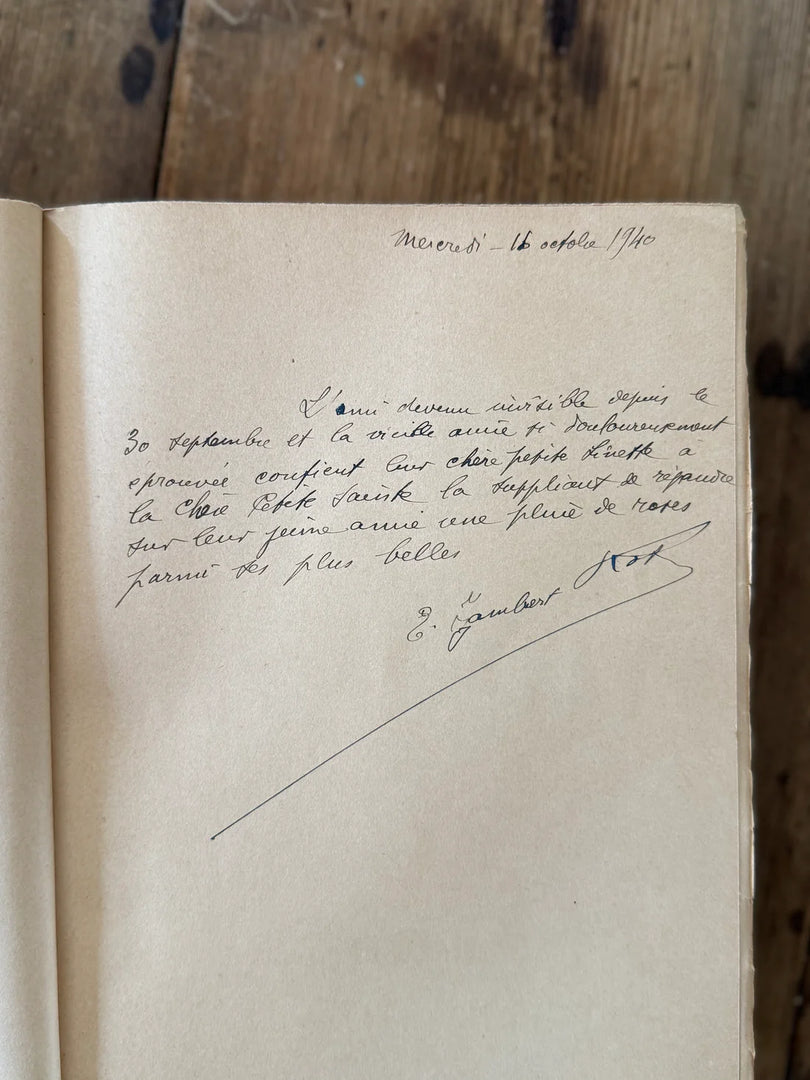 HISTOIRE D'UNE AME BY SAINTE THERESE DE L'ENFANT-JÉSUS BOOK