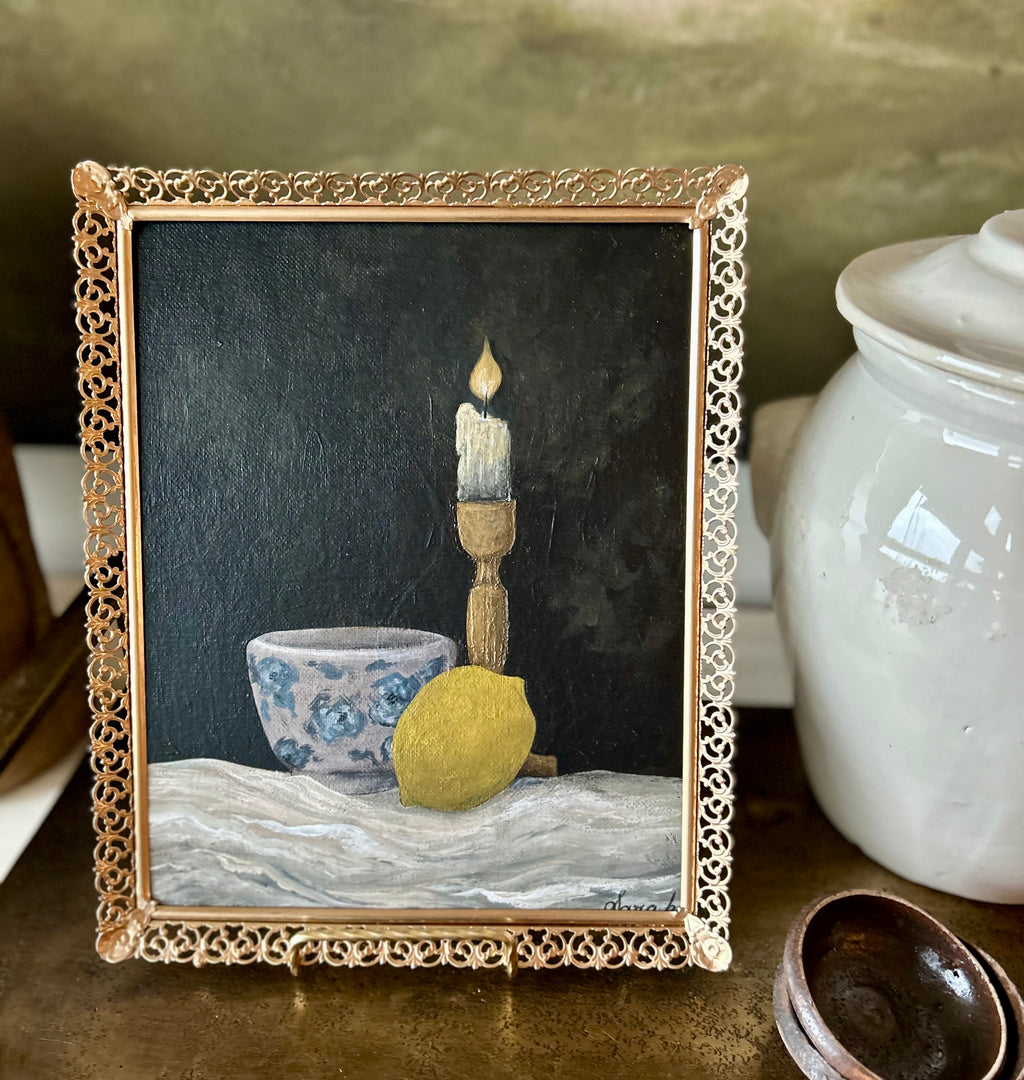 Candlelight-Framed Original 8x10”