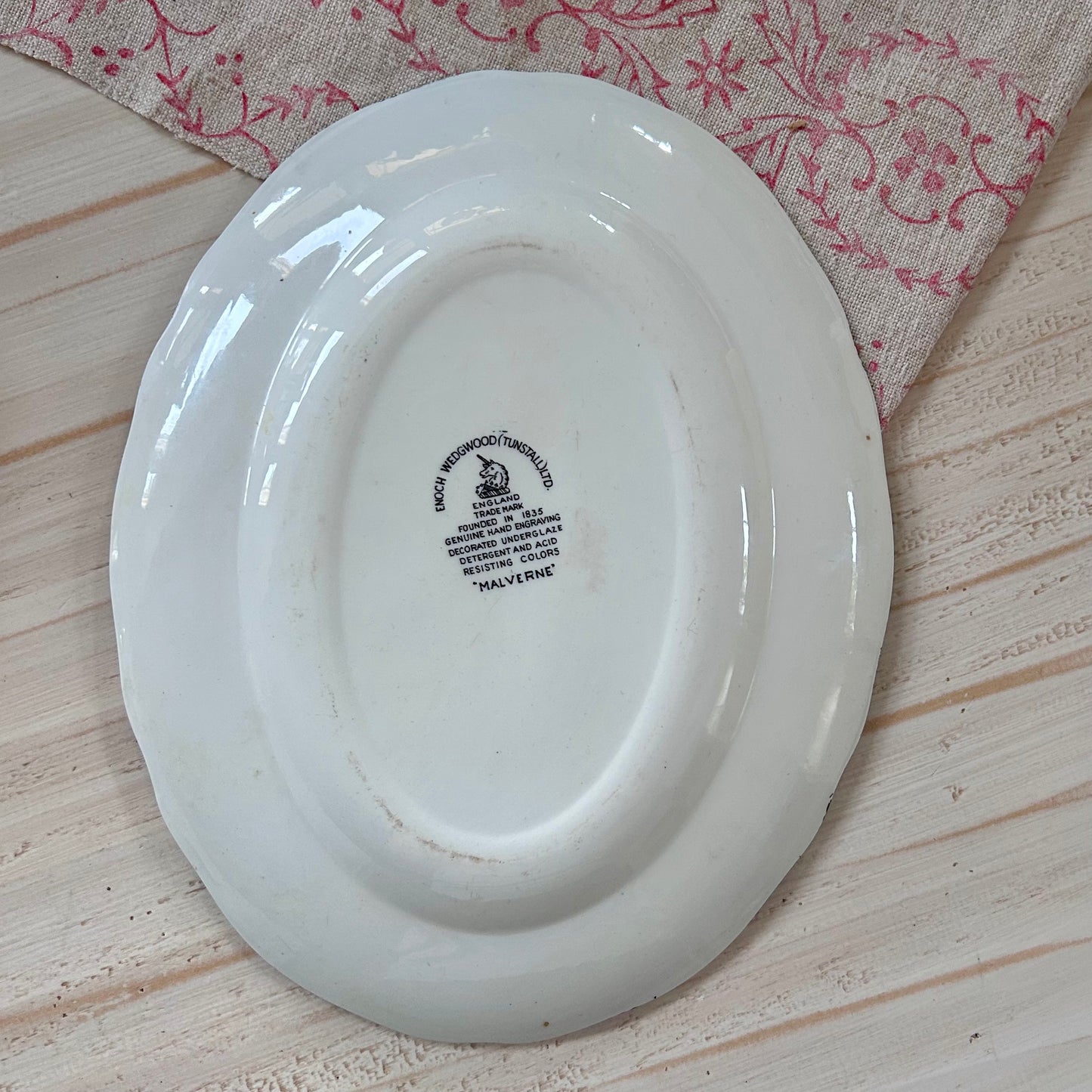 Vintage Enoch Wedgwood “Malverne” Platter