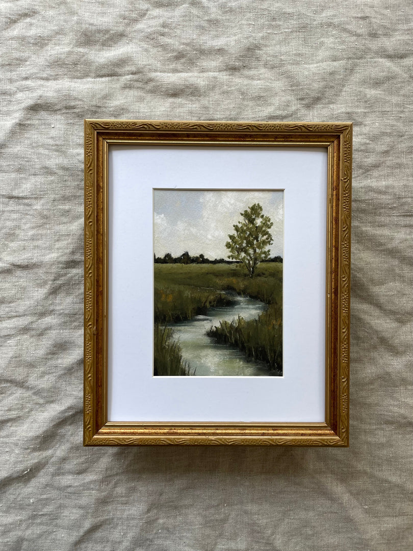 Quiet bend (framed)
