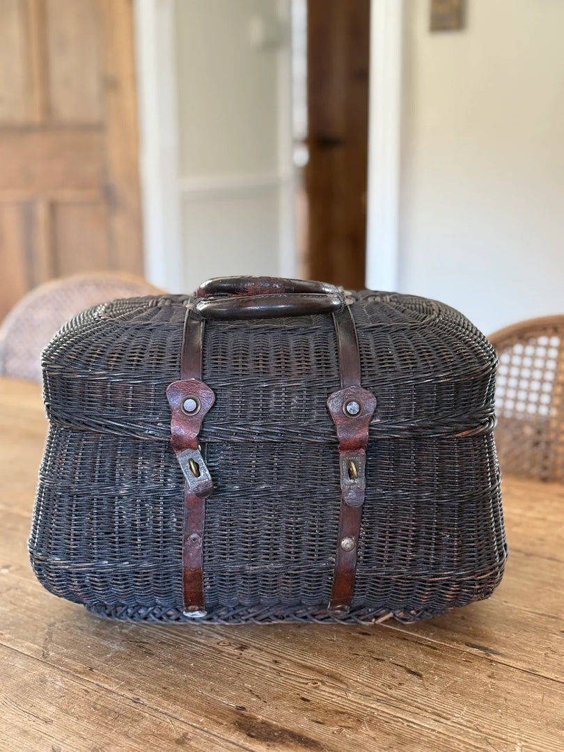 PANIER DE MARCHÉ À ANSES CUIR