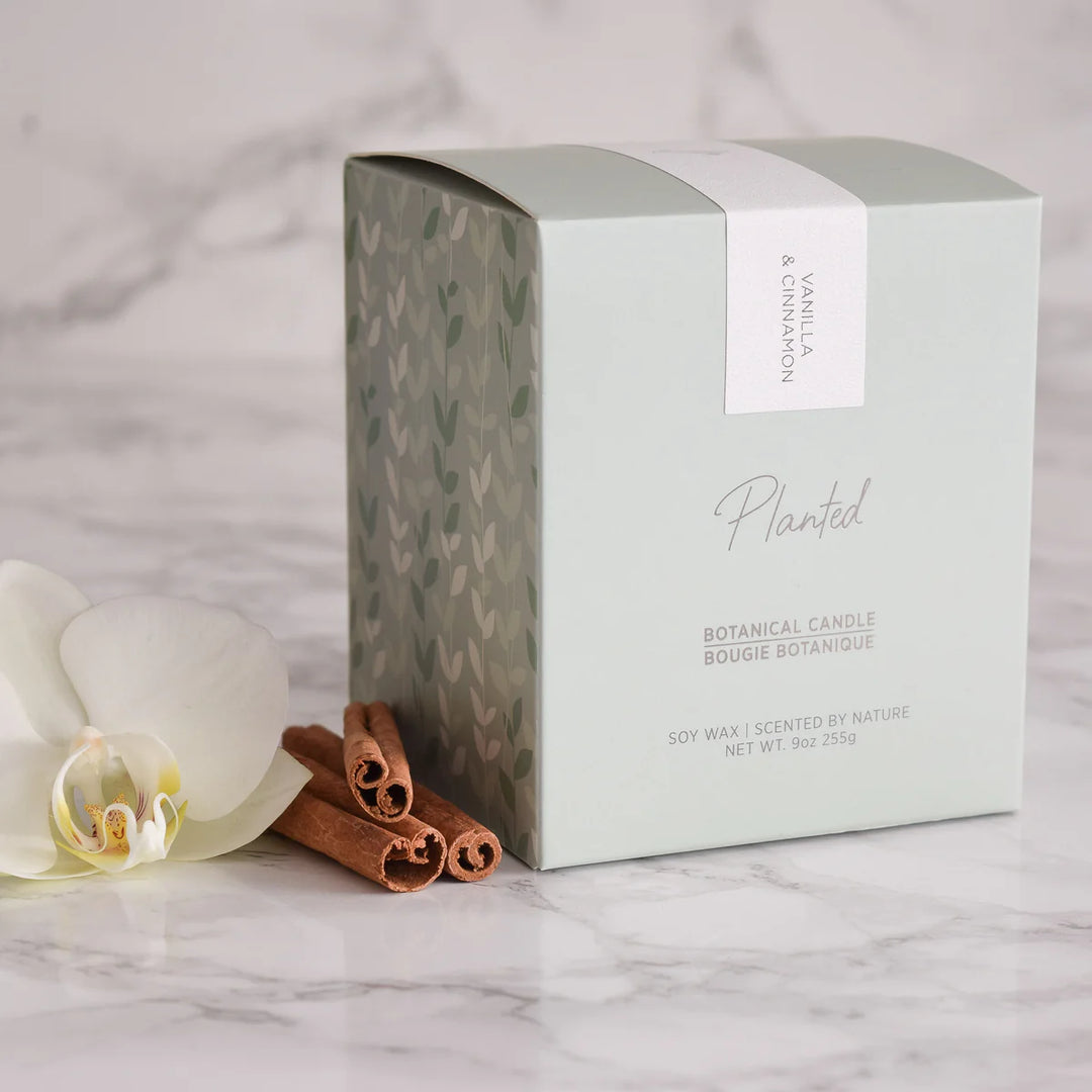 Vanilla & cinnamon candle 9oz