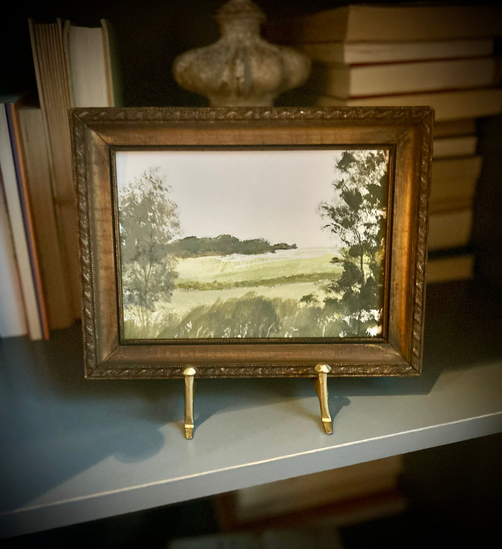 Came into sight (custom frame) 5x7”