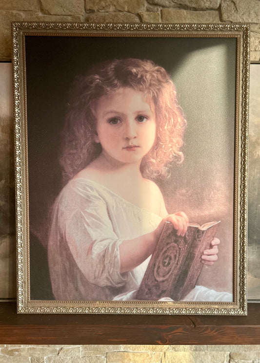The Storybook-William-Adolphe Bouguereau