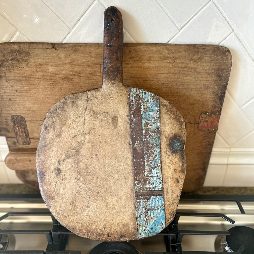 Antique French bread board (pain de campagne bread)