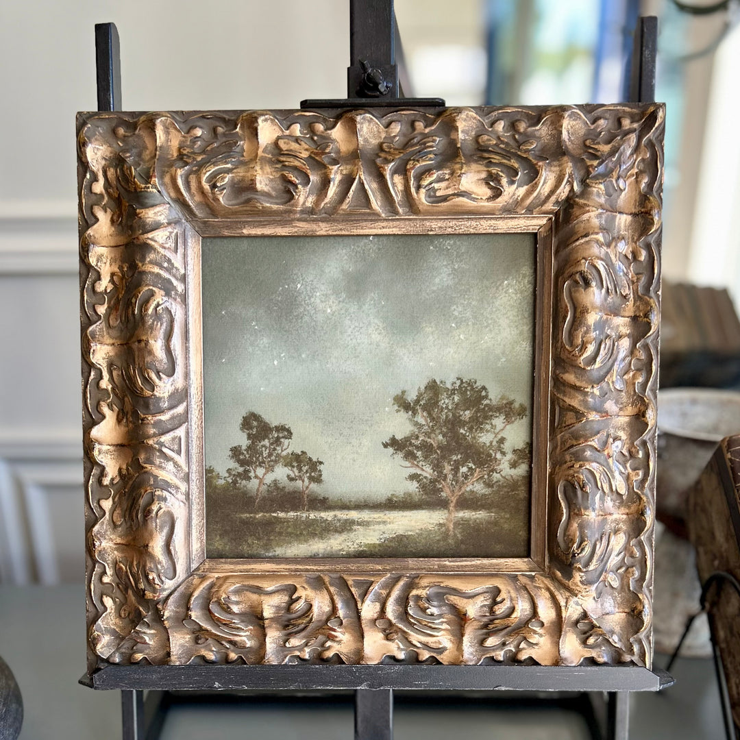 Drifting By The Stars-Framed Fine Art Print 8x8”