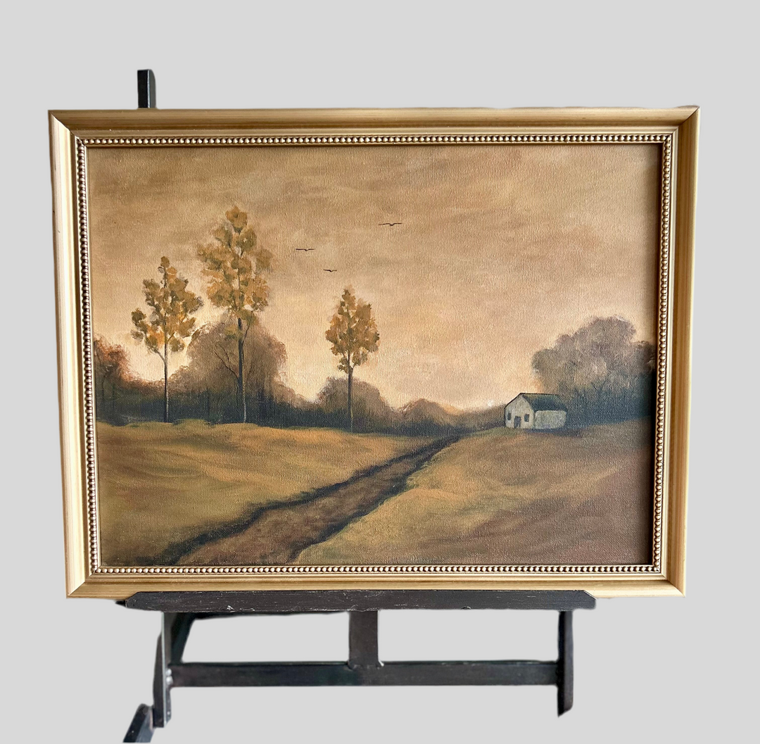 The Golden Hour-Framed Original acrylic on canvas 12x16”