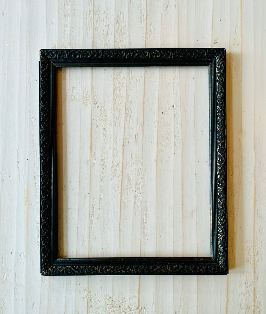 Antique black & gold frame
