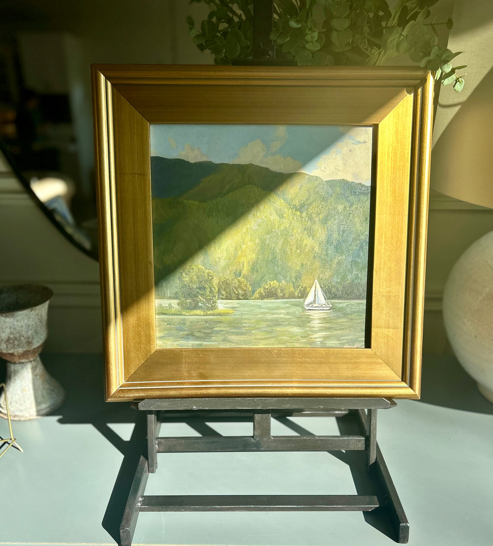 Sailing-original (framed) art by Jacob Mark