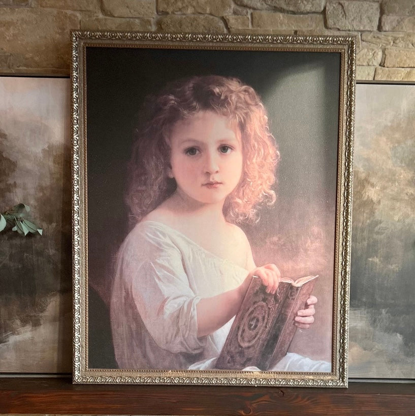 The Storybook-William-Adolphe Bouguereau