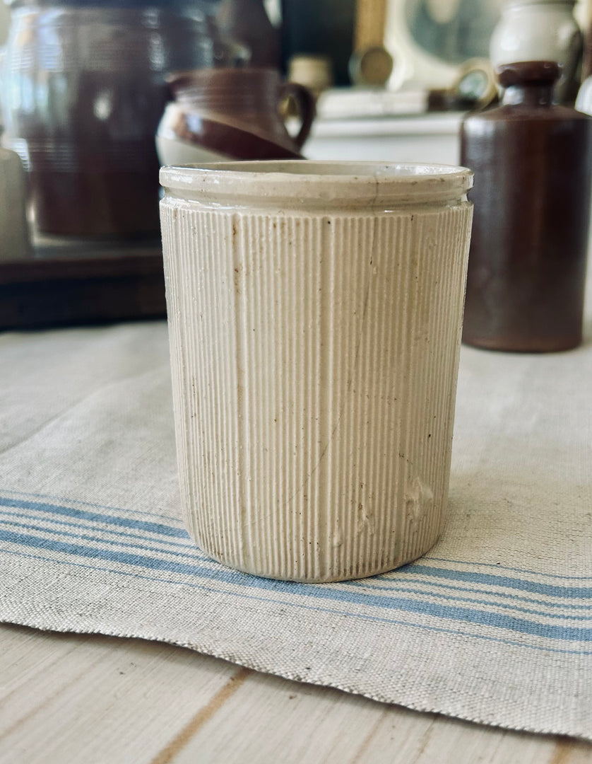 Vintage Stoneware Preserve Pot