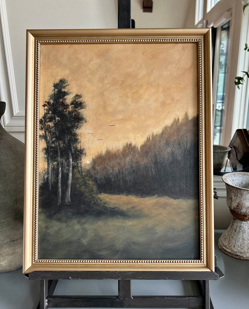 Ray of Hope-Framed Original Acrylic on canvas 12x16”