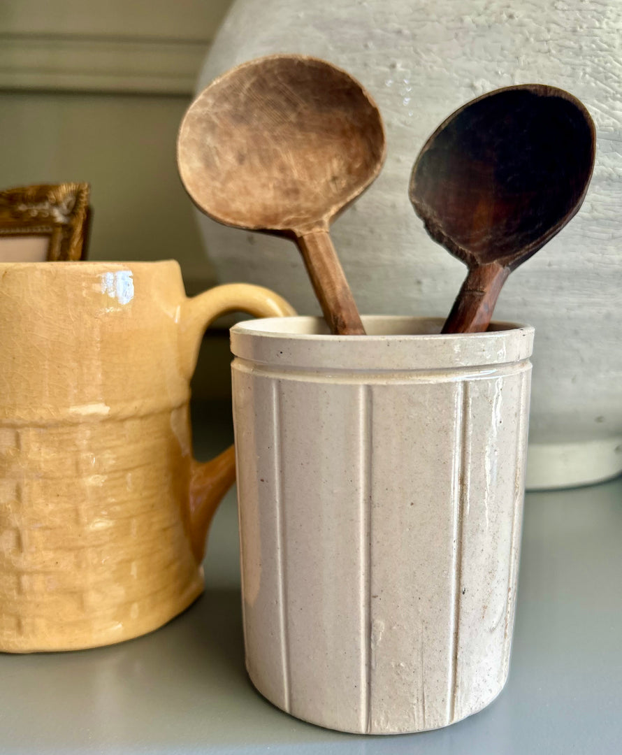 Vintage Stoneware Preserve Pot