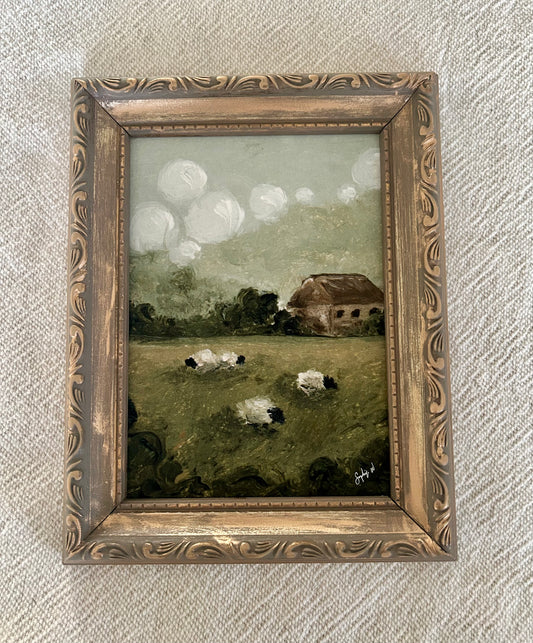 "The Shepherd's Cottage" Fine Art Print (framed)