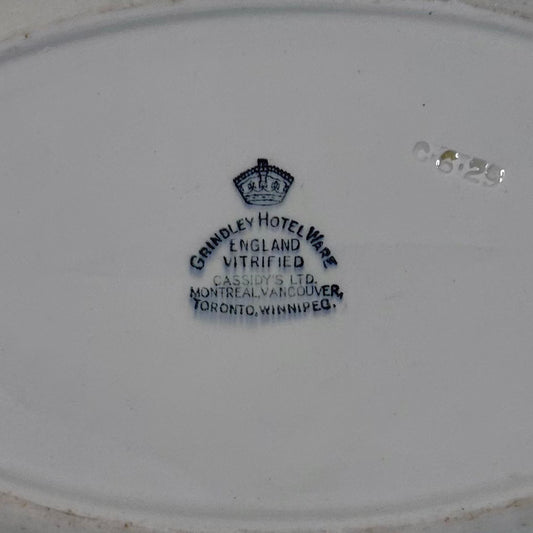 Vintage Grindley Hotelware Oval Platter – England