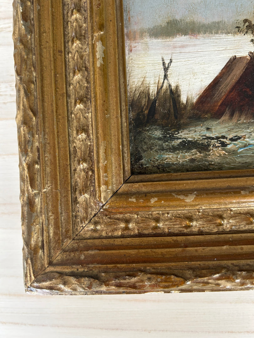 Oil on Board - L’Hiver