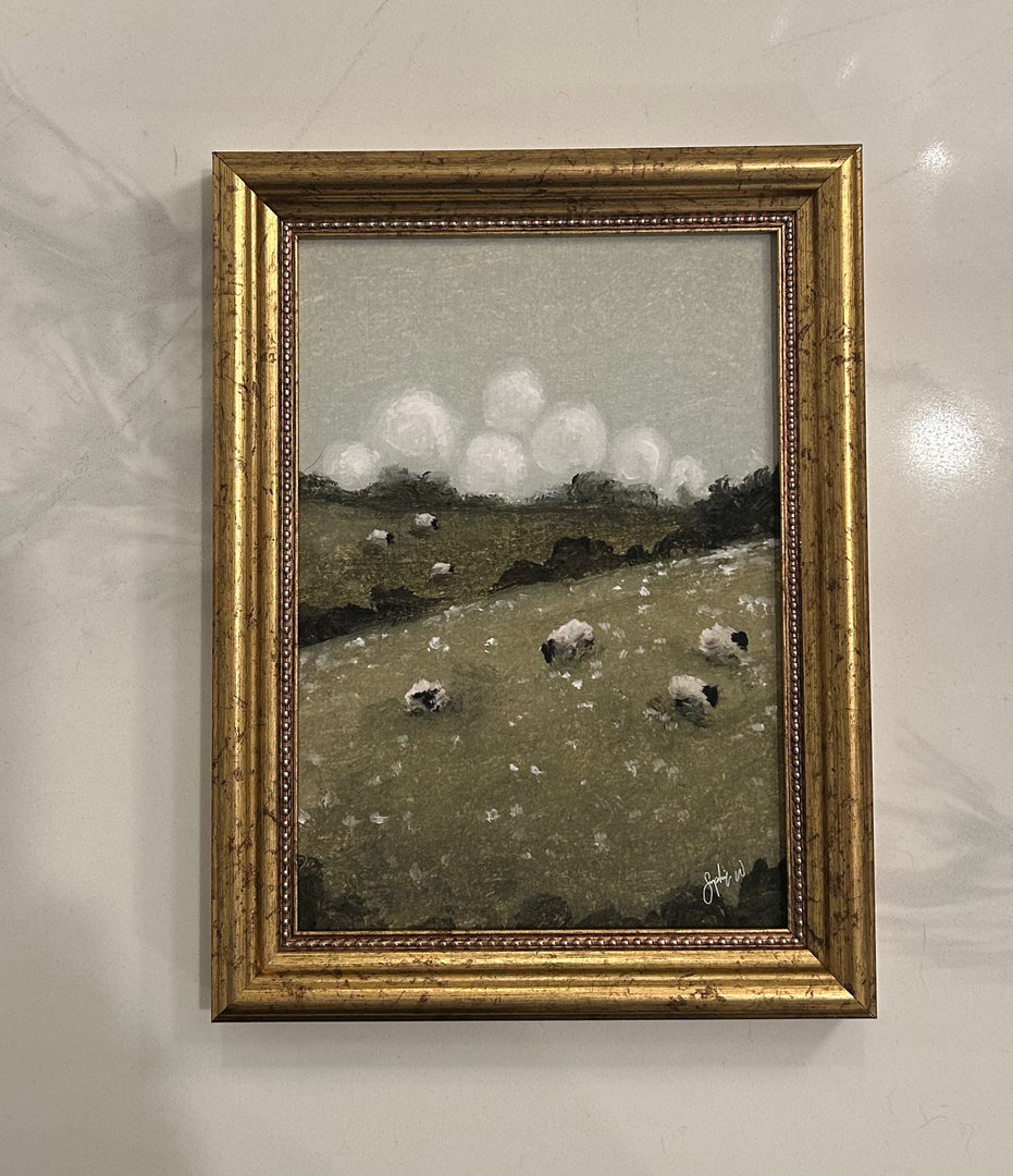 “Woolen Hills” Fine Art Print (framed) 5x7"