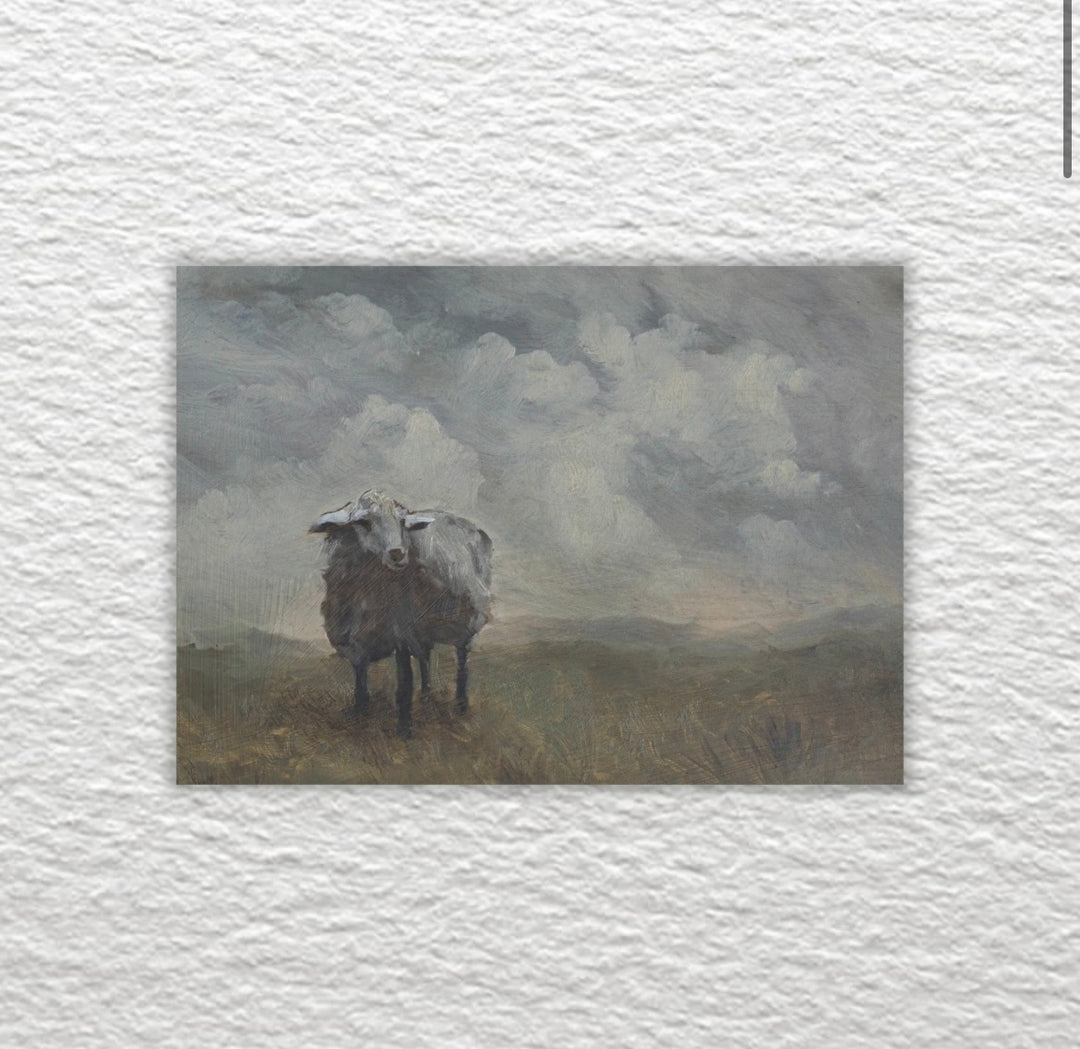 “one among the hills” 5x7" (Framed)
