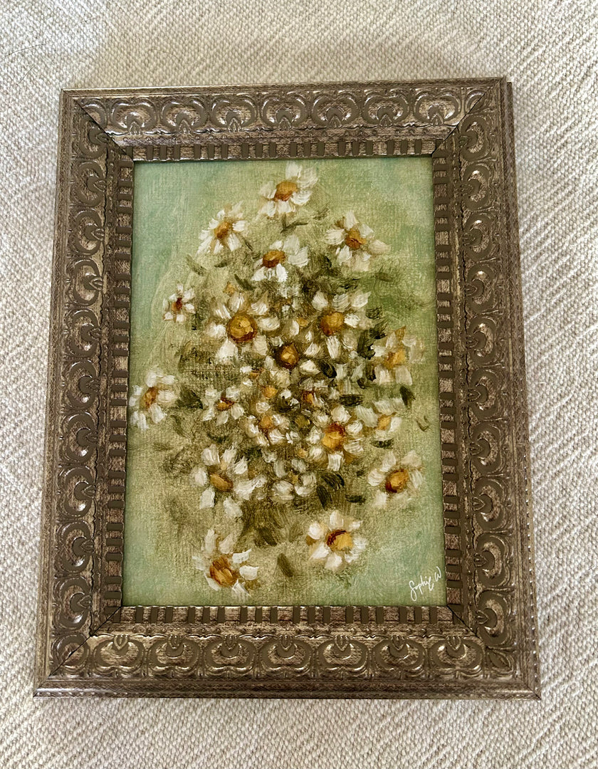 "Chamomile II" Fine Art Print (framed) 5X7"
