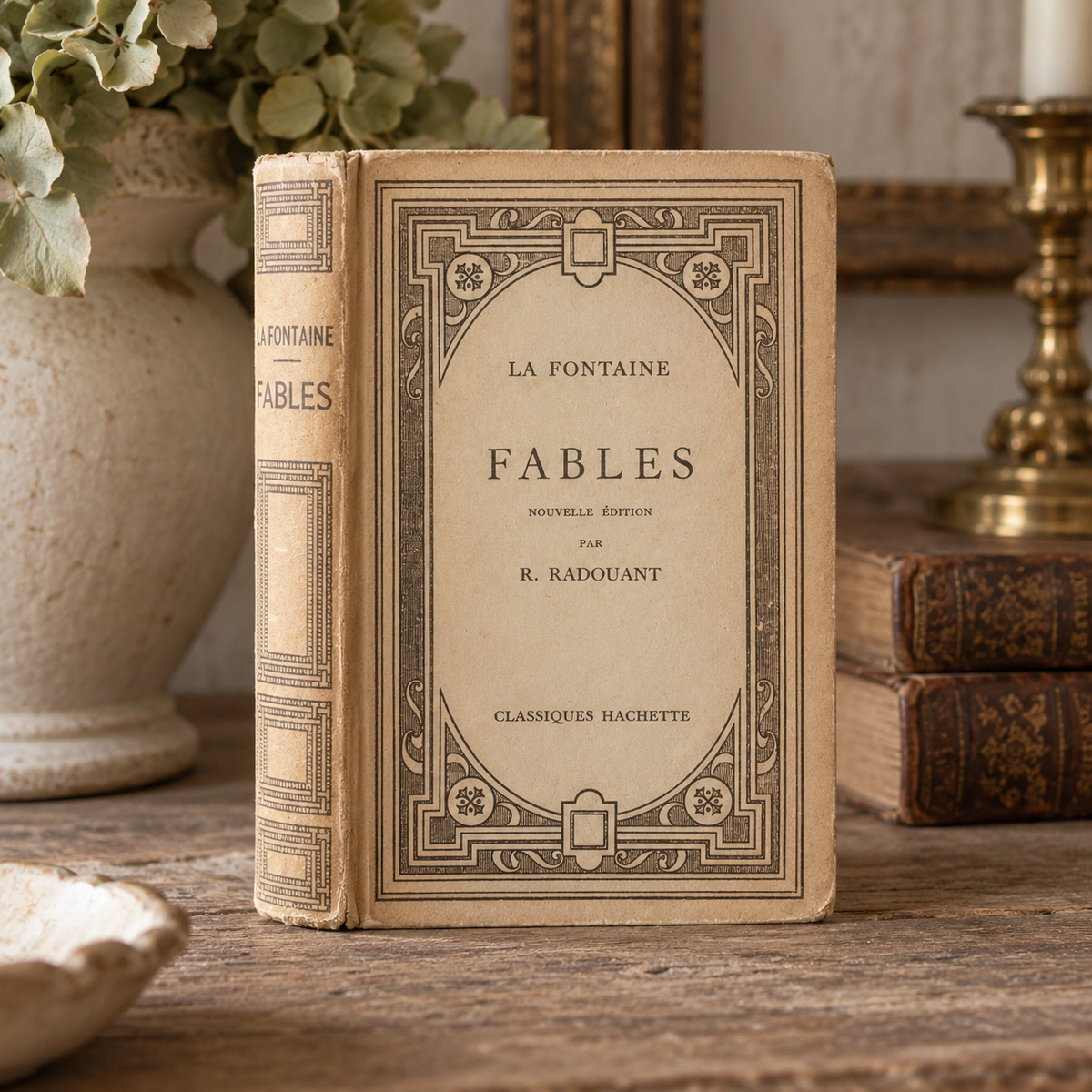 Vintage French La Fontaine Fables – Hachette, 1929