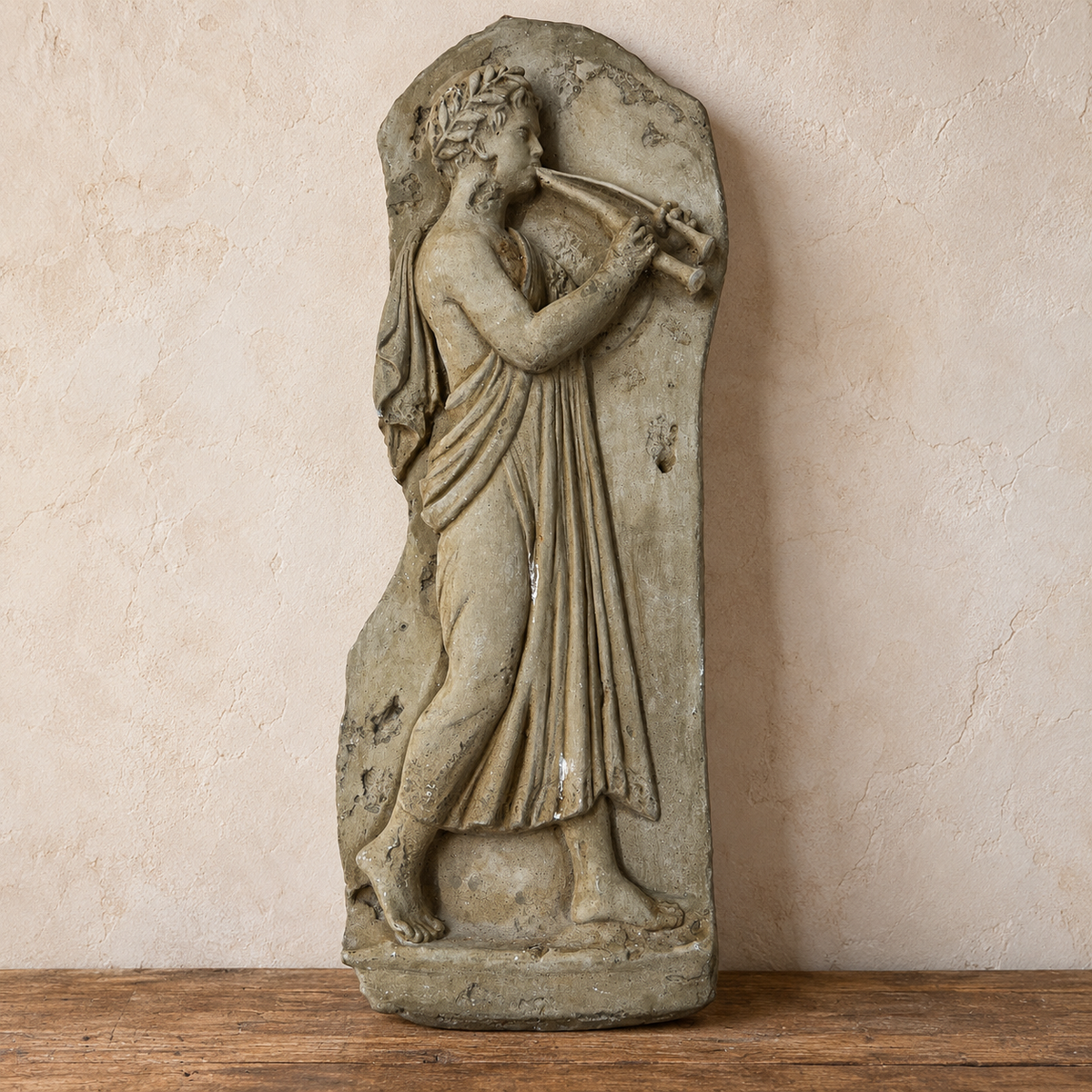Vintage Classical Apollo Relief Plaque