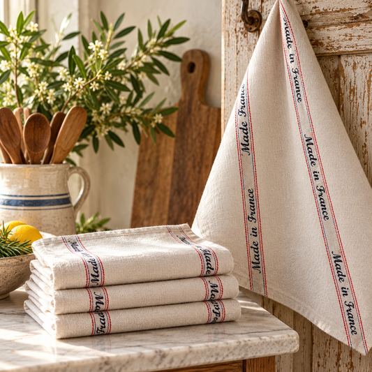 Charvet Éditions “Made in France” Tea Towel
