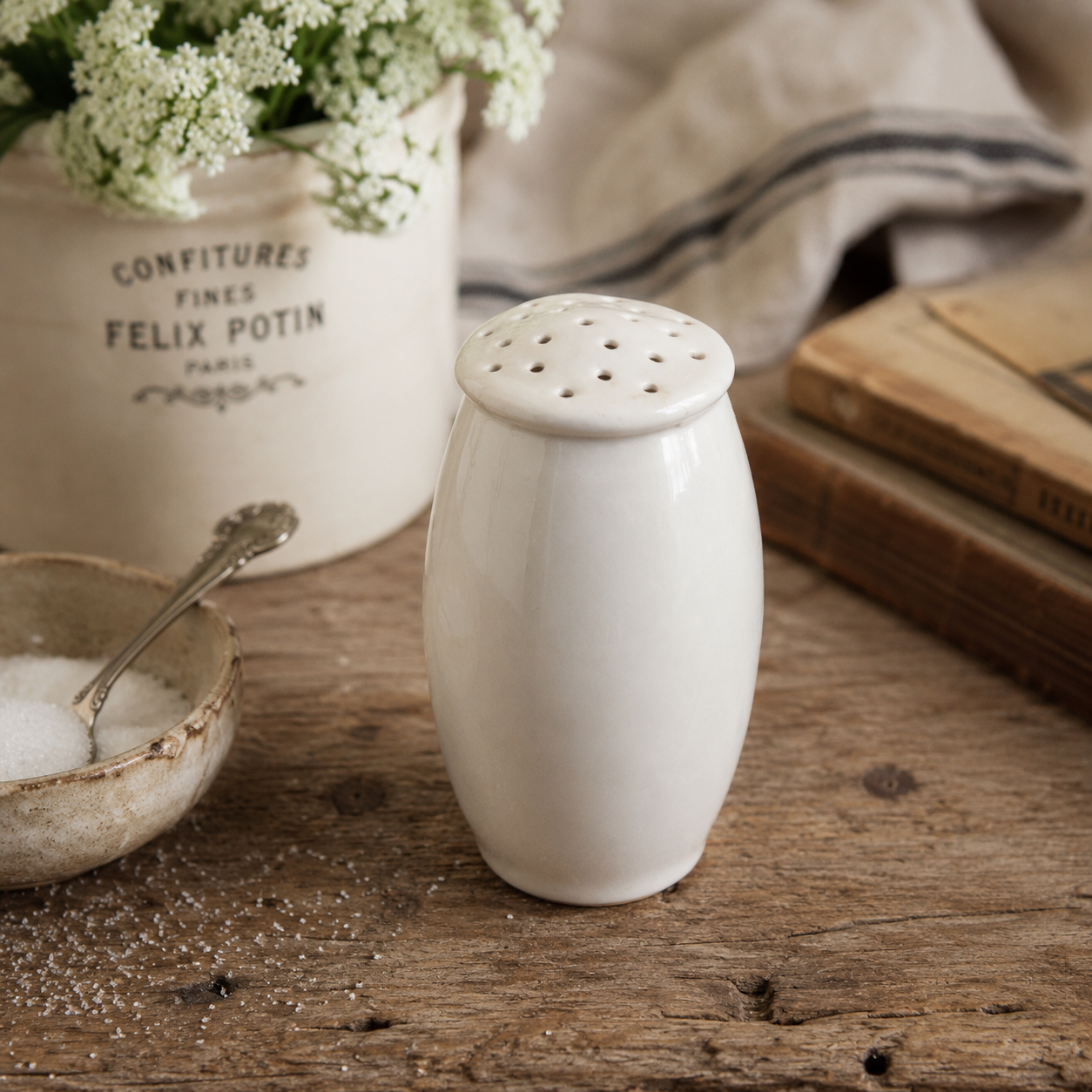 Vintage ceramic sugar shaker
